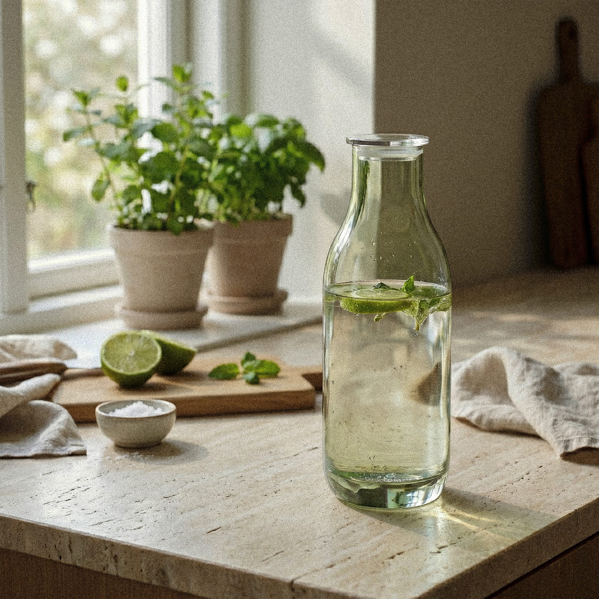 New York Bottle + Water // Emerald