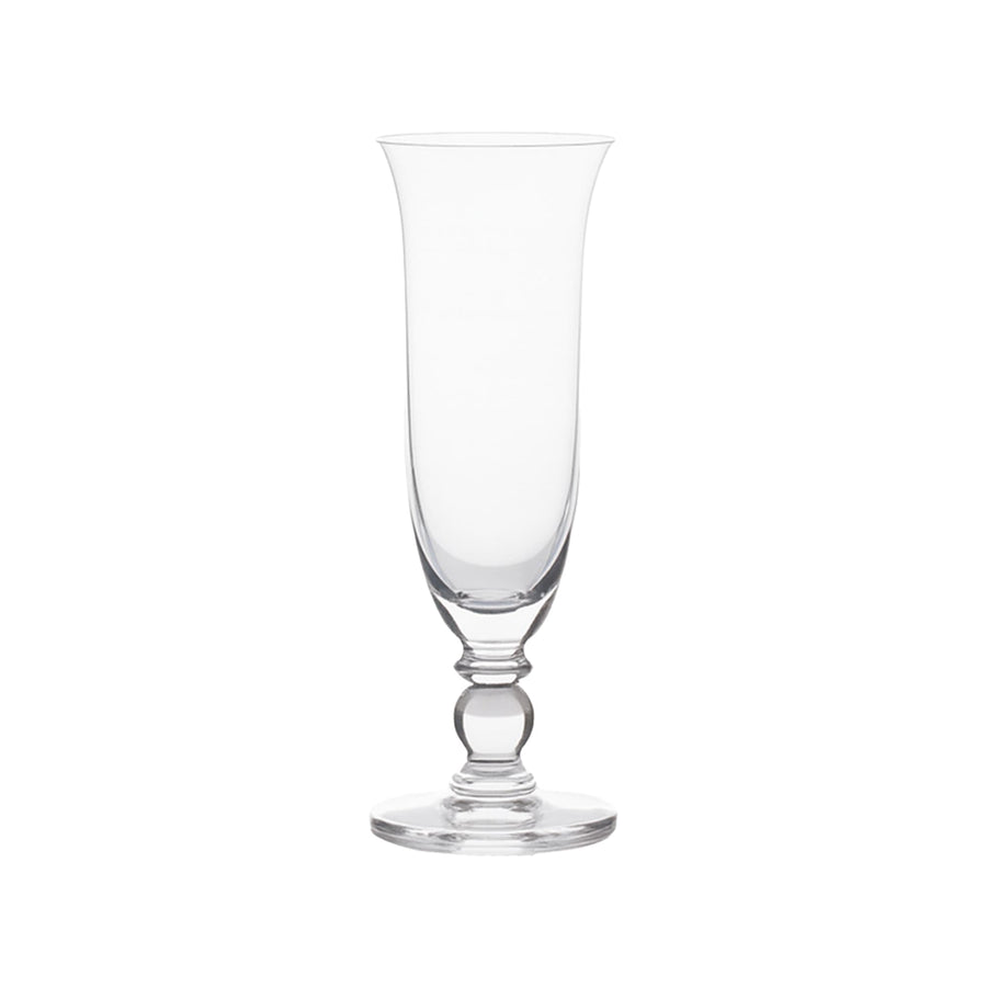 Høj klar fluté vase i krystalglas med rund fod og slank hals fra Frederik Bagger - Denmark Mathilde kollektion